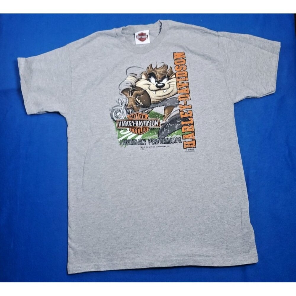 Lancaster Harley-Davidson Willow Street, PA Shirt Youth Size L Tasmania Devil